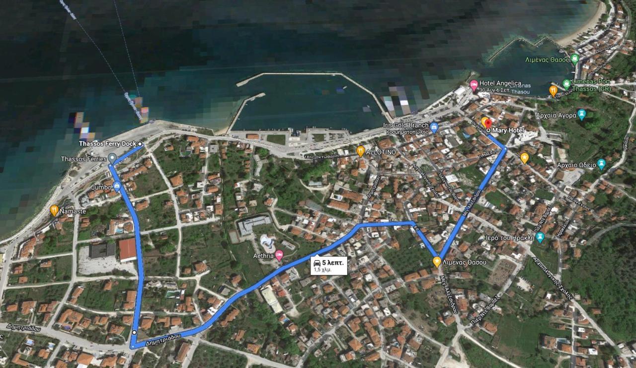 Mary Hotel Thassos Exteriör bild